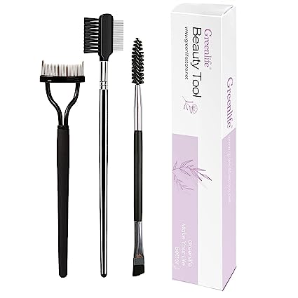 CRYSTAL DUAL ENDED BRUSH & COMB