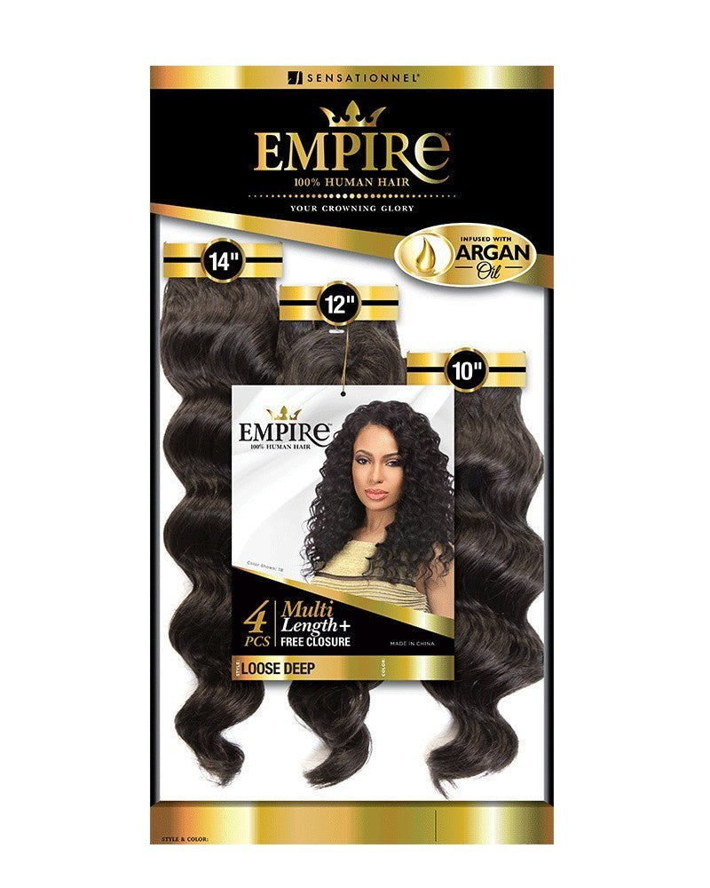 EMPIRE 100% HH MULTI 4  LOOSE DEEP 12"/14"/16"+CLOSURE #2