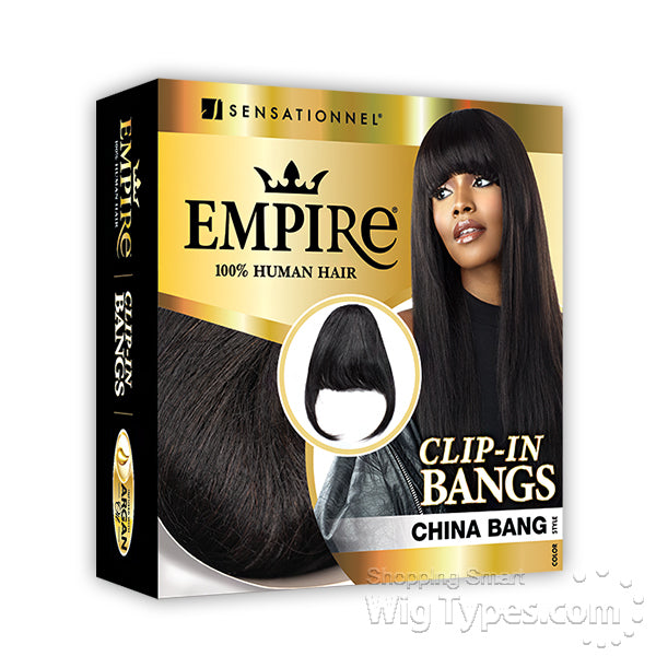 EMPIRE 100% HUMAN HAIR CLIP-IN BANGS CHINA #1B