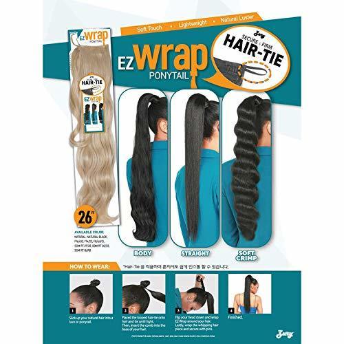 ZURY EZ WRAP HAIR TIE PONYTAIL BODY SOMBRE RT 27/30