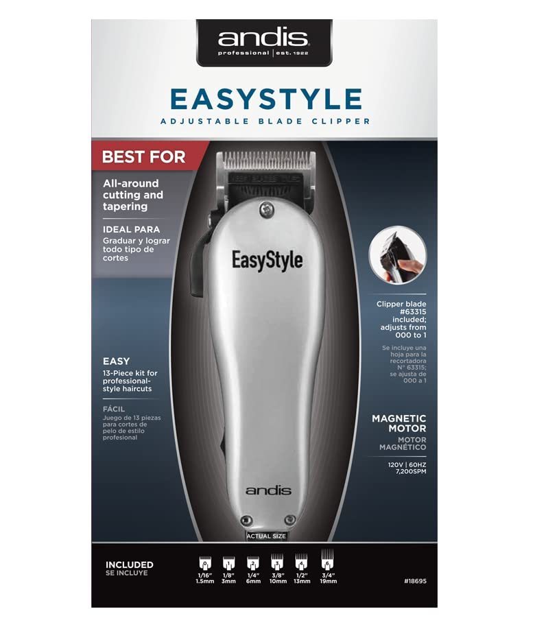 ANDIS EASYSTYLE CLIPPER 13 PIECE KIT #18695