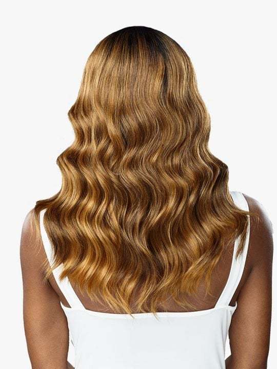 BUTTA LACE WIG HH BLEND BEACH WAVE 20" #T1B/GOLDENBLONDE