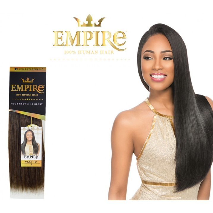 EMPIRE 100% HUMAN YAKI HAIR 12" #DARKRED