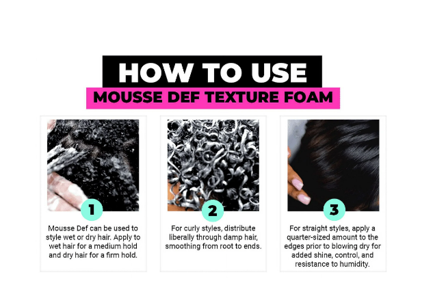 THE DOUX MOUSSE DEF TEXTURE FOAM 3.4oz