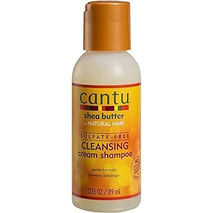 CANTU SHEA BUTTER CLEANSING CREAM SHAMPOO Travel 3oz