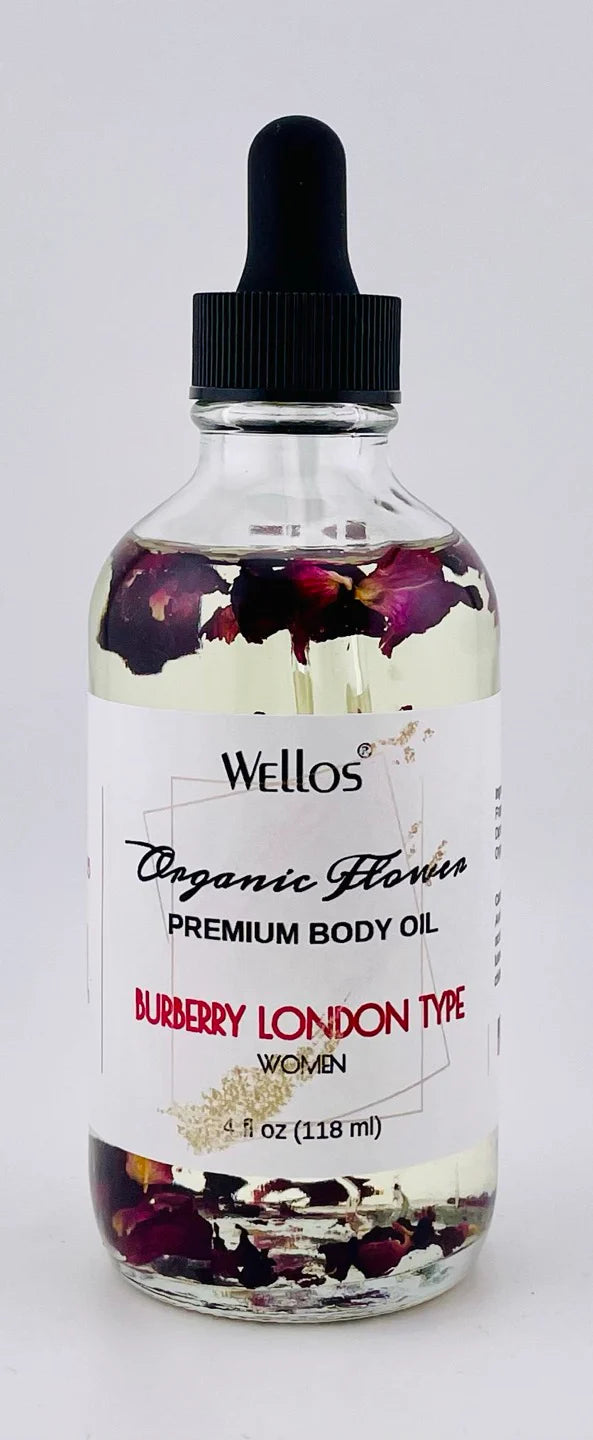 Wellos Organic Flower Body Oil 4oz (PC)