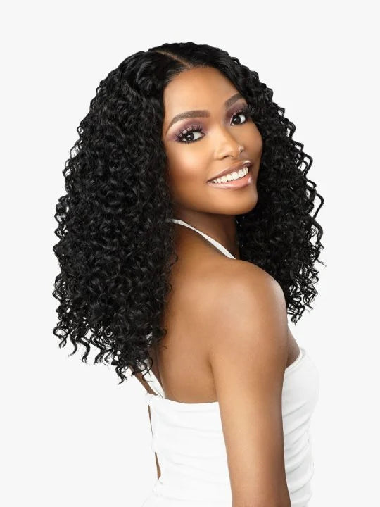 BUTTA LACE WIG HH BLEND WATER WAVE 16" #BALAYAGEHAZELNUT