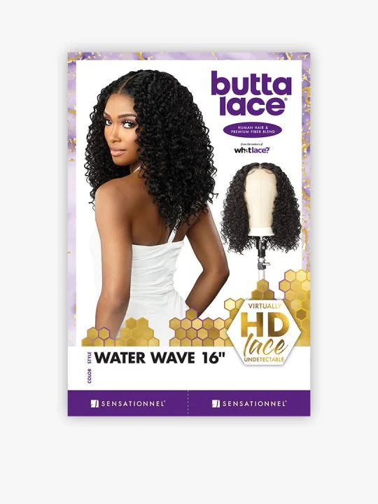 BUTTA LACE WIG HH BLEND WATER WAVE 16" #BALAYAGEHAZELNUT