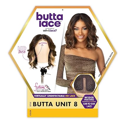 BUTTA HD LACE WIG HD UNIT 8 # MONEY PIECE CARAMEL