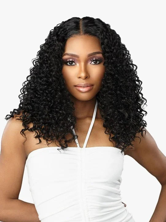 BUTTA LACE WIG HH BLEND WATER WAVE 16" #BALAYAGEGOLD