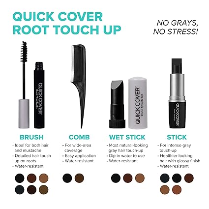 RED KISS QUICK COVER ROOT TOUCHUP BLACK