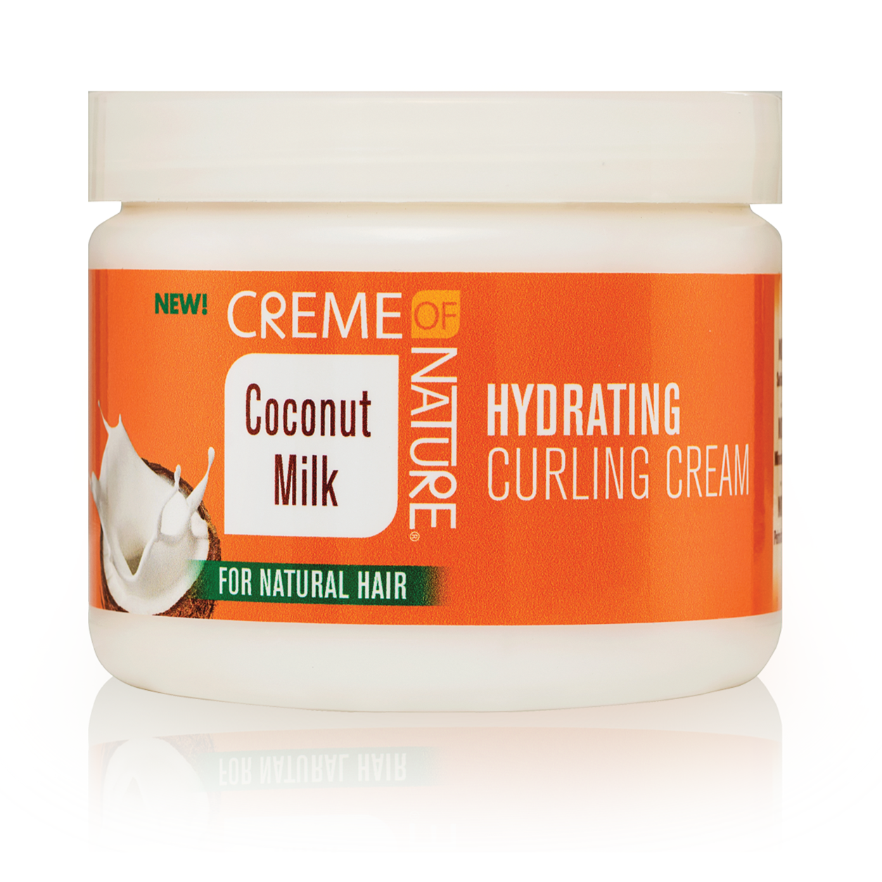 CREME OF NATURE COCONUT MILK HYDRATING CURLING CREAM 11.5OZ-Creme Of Nature- Hive Beauty Supply