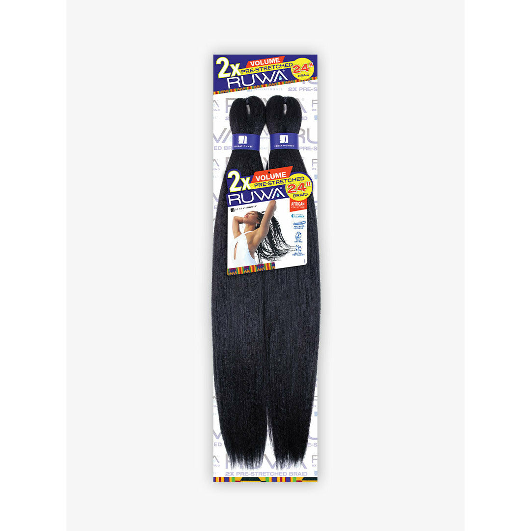 SENSATIONNEL PRE-STRETCHED 2X RUWA 24" #1-Sensationnel- Hive Beauty Supply