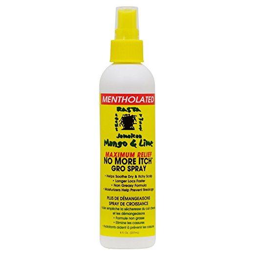 JAMAICAN MANGO & LIME NO MORE ITCH GRO SPRAY 8oz "Max Relief"-Jamaican Mango & Lime- Hive Beauty Supply
