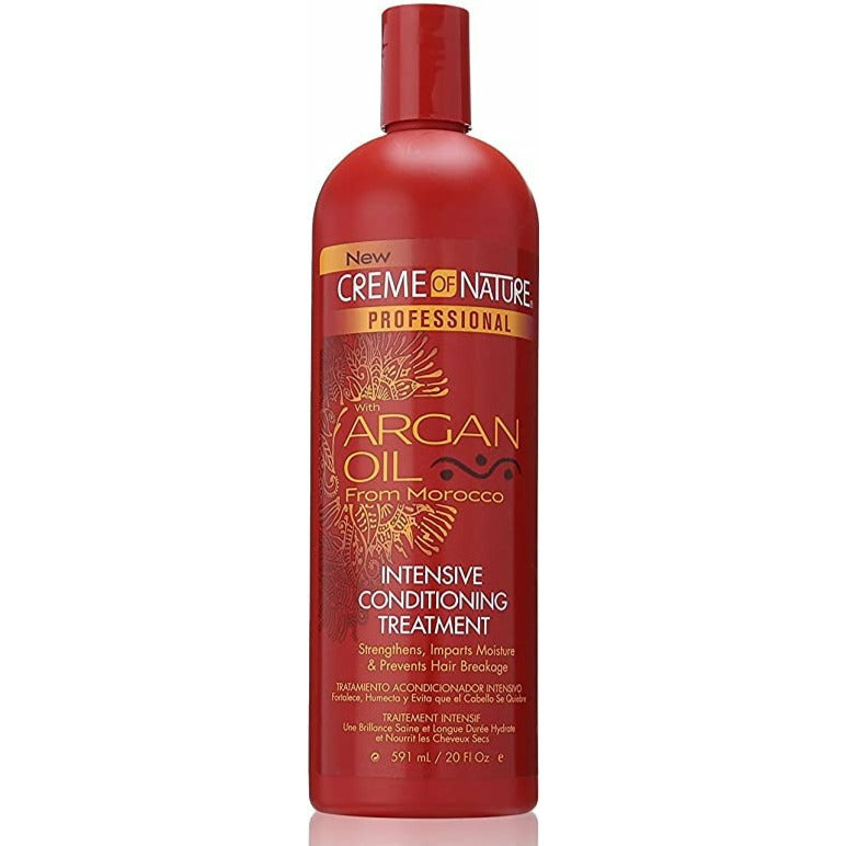 CREME OF NATURE ARGAN OIL INTENSIVE COND TREATMENT 20oz-Creme Of Nature- Hive Beauty Supply