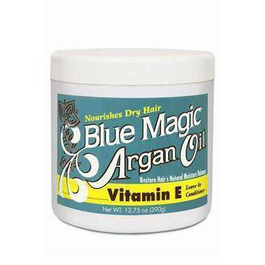 BLUE MAGIC ARGAN OIL VITAMIN E 13.75oz-Blue Magic- Hive Beauty Supply