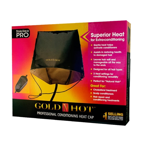 GOLD N HOT PROFESSIONAL CONDITIONING HEAT CAP-Gold 'N Hot- Hive Beauty Supply