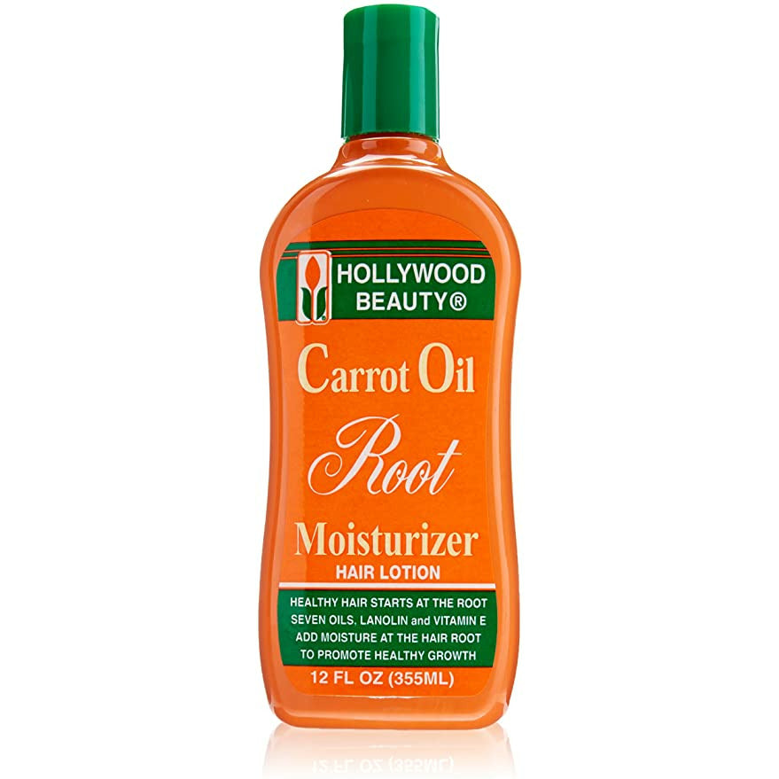 HOLLYWOOD BEAUTY CARROT OIL ROOT LOTION 12oz-Hollywood Beauty- Hive Beauty Supply