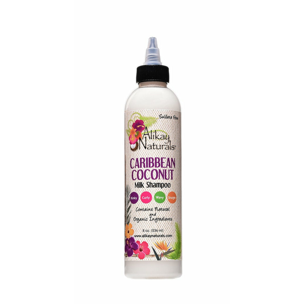 ALIKAY NATURALS CARIBBEAN COCONUT MILK SHAMPOO 8oz.-Alikay Naturals- Hive Beauty Supply