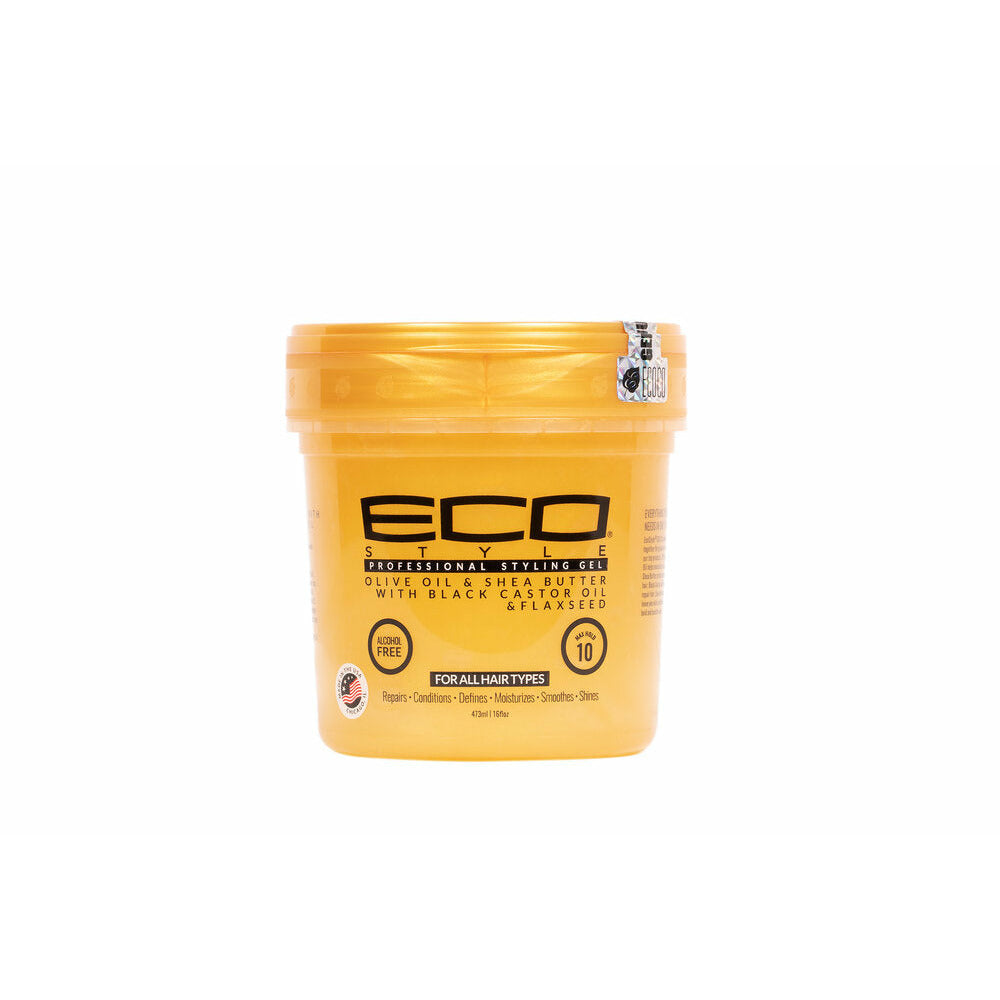 ECO STYLE GEL GOLD 16oz BONUS-Eco Style- Hive Beauty Supply