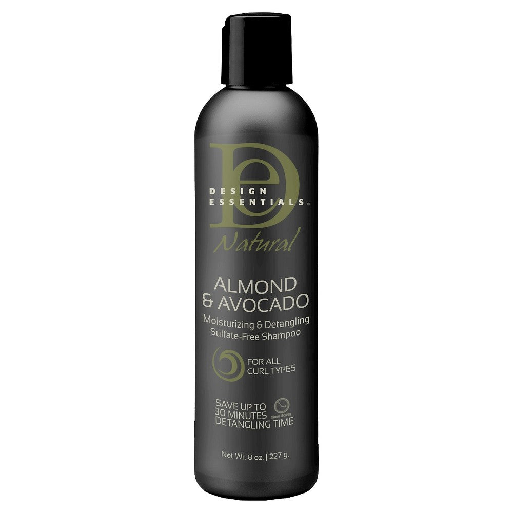 DESIGN ESSENTIALS ALMOND & AVOCADO SHAMPOO 8oz-Design Essentials- Hive Beauty Supply