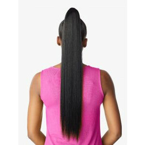 INSTANT PONY WRAP STRAIGHT 30" #1-Sensationnel- Hive Beauty Supply