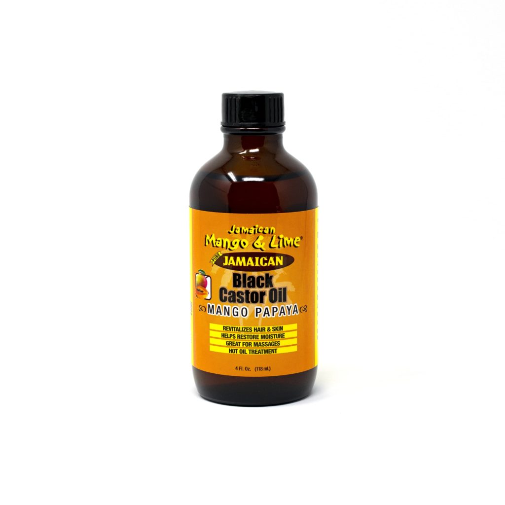 JAMAICAN MANGO & LIME BLACK CASTOL OIL w/MANGO PAPAYA 4oz-Jamaican Mango & Lime- Hive Beauty Supply