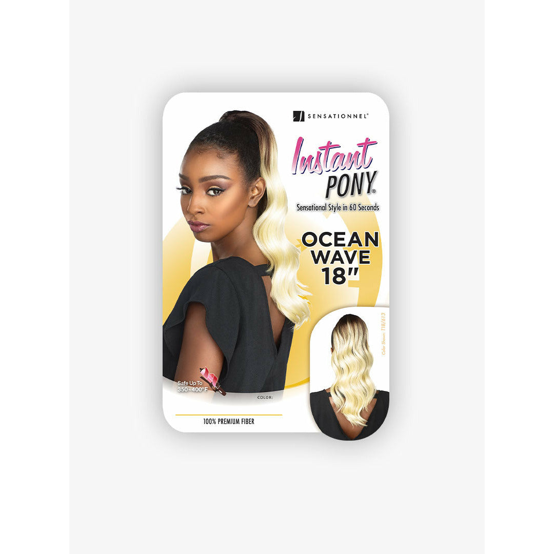 INSTANT PONY DS OCEAN WAVE 18"-Sensationnel- Hive Beauty Supply