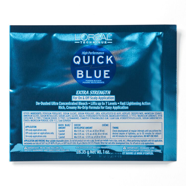LOREAL QUICK BLUE EXTRA STRENGTH PACKET-L'oreal- Hive Beauty Supply
