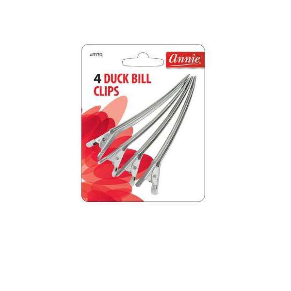 ANNIE DUCK BILL CLIPS 4pcs-Annie- Hive Beauty Supply