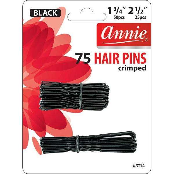 ANNIE 2.5" & 1.75" HAIR PINS 75Ct-Annie- Hive Beauty Supply
