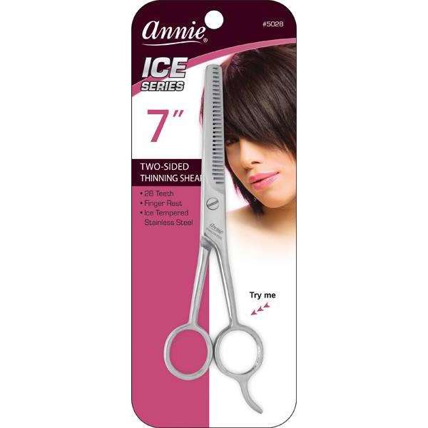 Annie Ice Tempered Stainless Steel Hair Thinning Shears 7"-Annie- Hive Beauty Supply