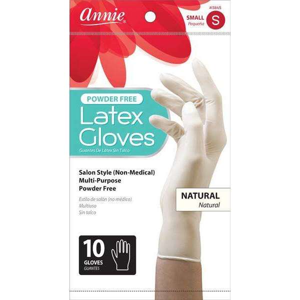 ANNIE LATEX GLOVES 10CT SMALL-Annie- Hive Beauty Supply