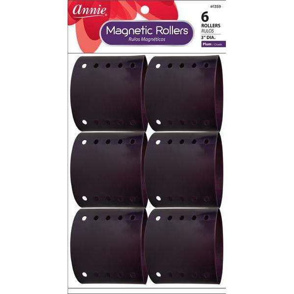 ANNIE MAGNETIC ROLLERS 6PCS-Annie- Hive Beauty Supply