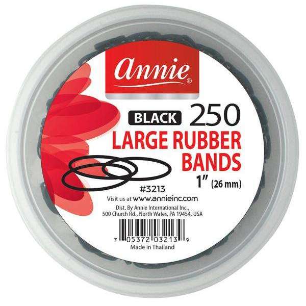 Annie Rubber Bands Large 1" 250pcs-Annie- Hive Beauty Supply