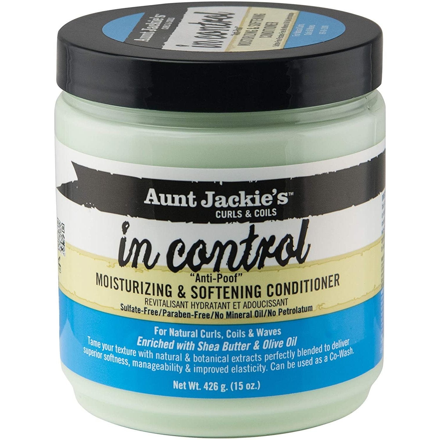 AUNT JACKIES "IN CONTROL" CONDITIONER (15oz)-Aunt Jackie's- Hive Beauty Supply