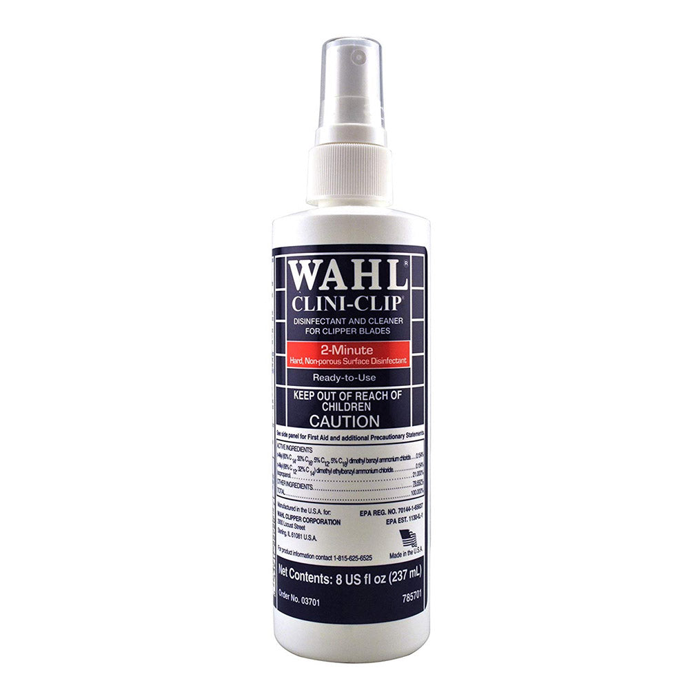 WAHL CLINI-CLIP DISINFECTANT SPRAY 8oz-Wahl- Hive Beauty Supply