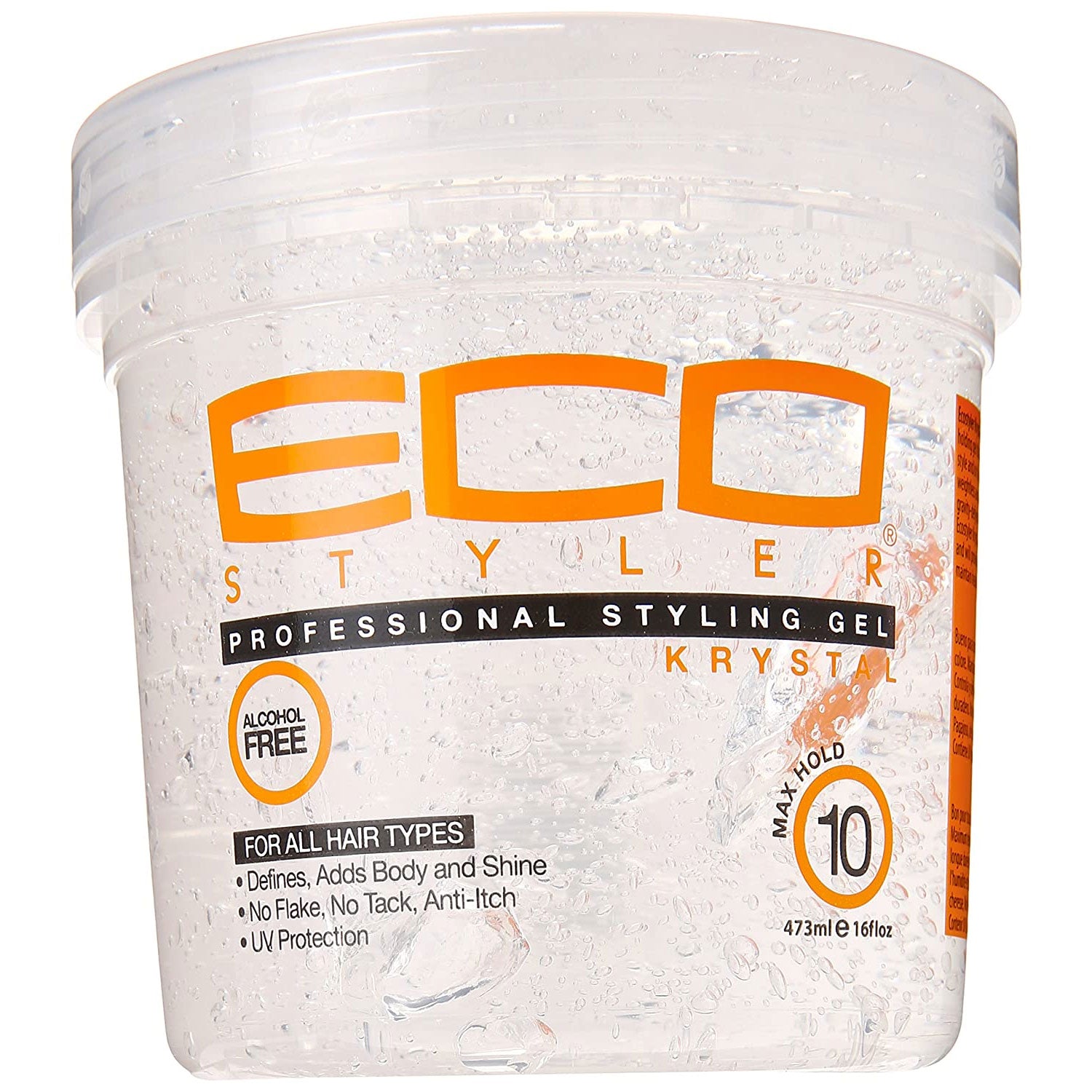 ECO STYLE GEL 16oz KRYSTAL-Eco Style- Hive Beauty Supply