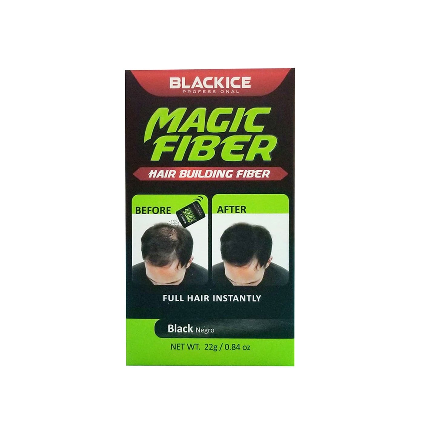 BLACK ICE MAGIC FIBER Black 0.84oz