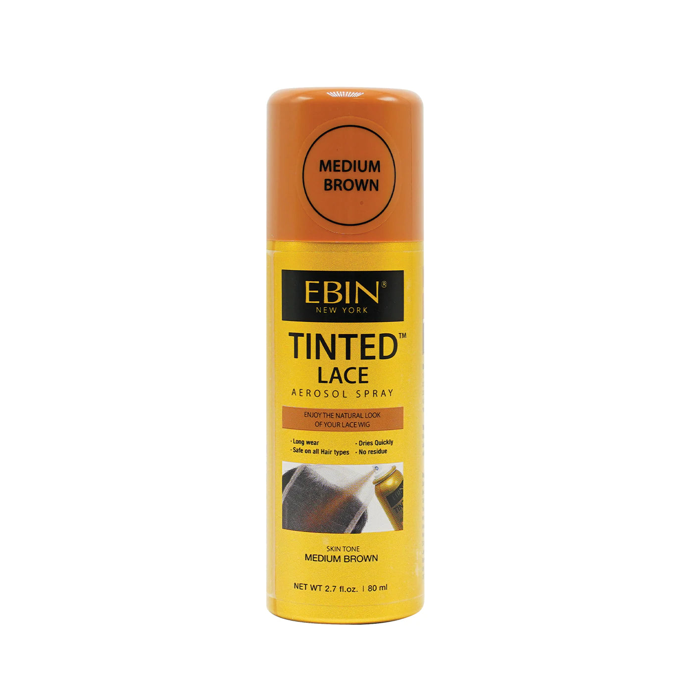 EBIN TINTED LACE SPRAY MEDIUM BROWN 2.7oz-Ebin New York- Hive Beauty Supply