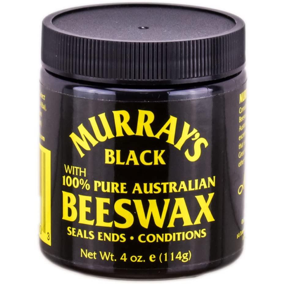 Murray's Black Beeswax 4oz w/ 100% Pure Australian-Murray's- Hive Beauty Supply